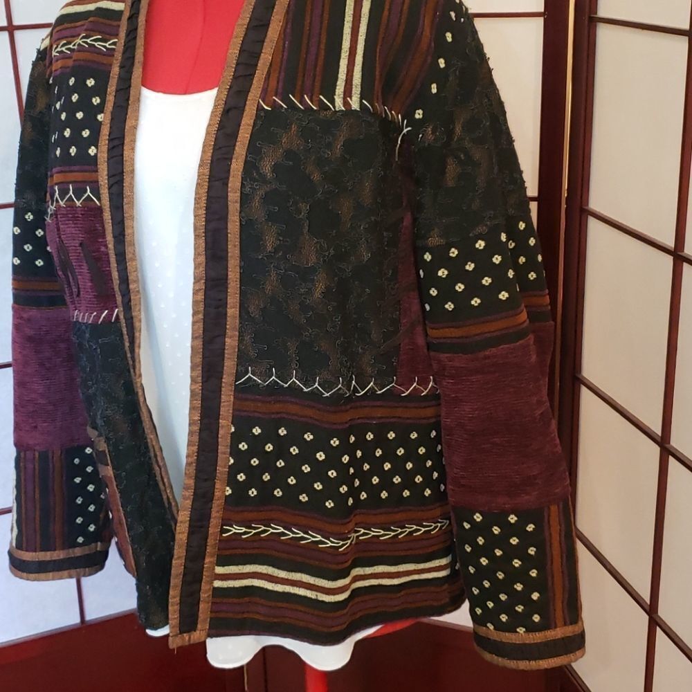 Yakmagik Patchwork Jacket - image 4